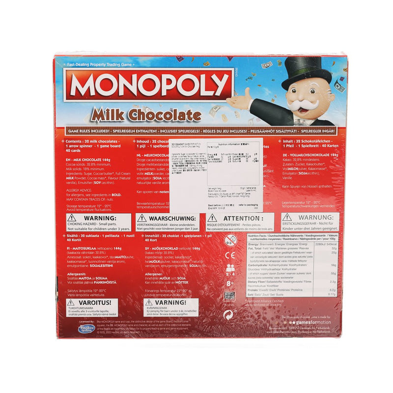 GAMES FOR MOTION MONOPOLY with Milk Chocolate  (144g)