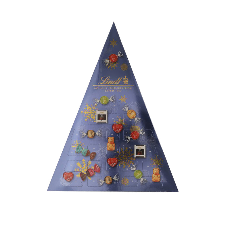 LINDT Advent Calendar Triangle with Chocolate Pralines  (332g)
