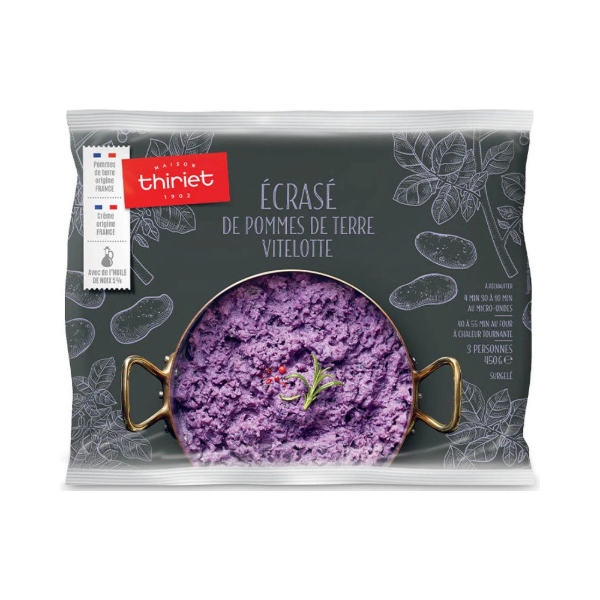 THIRIET Mashed Vitelotte Potatoes  (450g)