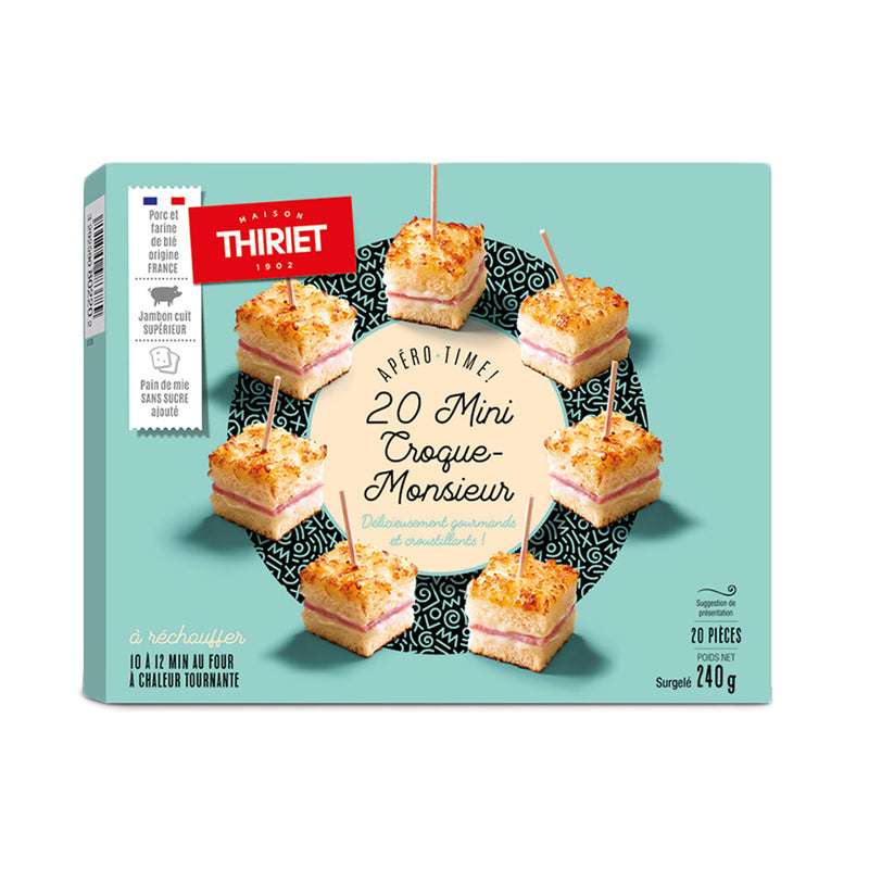 THIRIET 20 Mini Croque-Monsieur  (240g)
