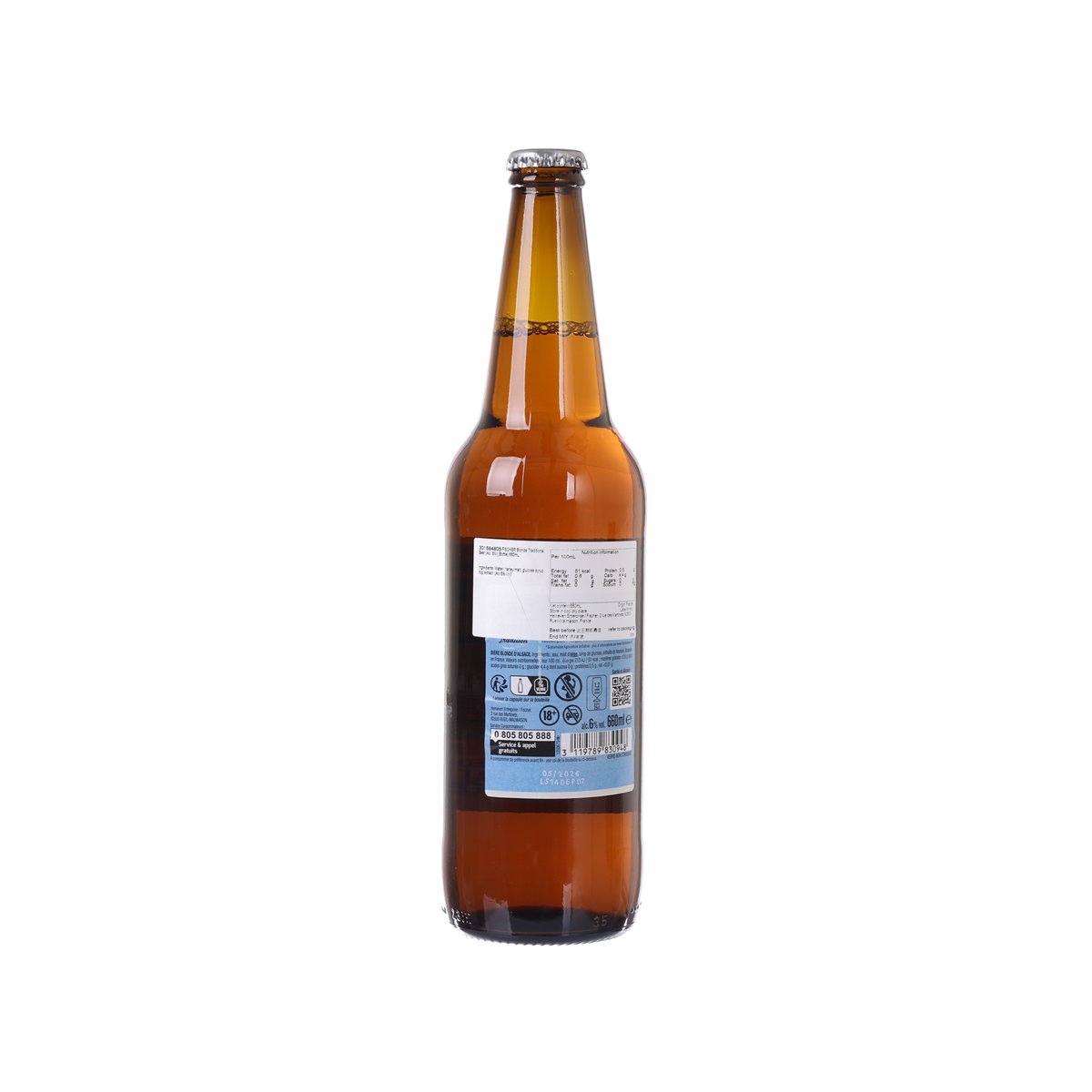 FISCHER Blonde Traditional Beer (Alc. 6%) [Bottle]  (660mL)