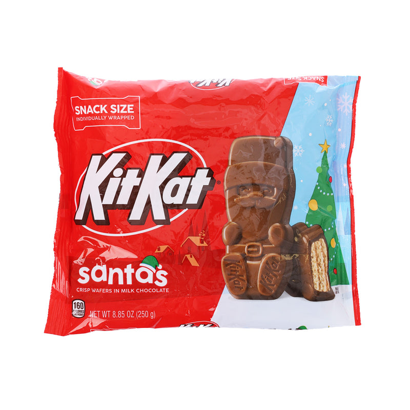 NESTLE Crisp Wafers in Milk Chocolate Santas Snack Size Bar  (250g)