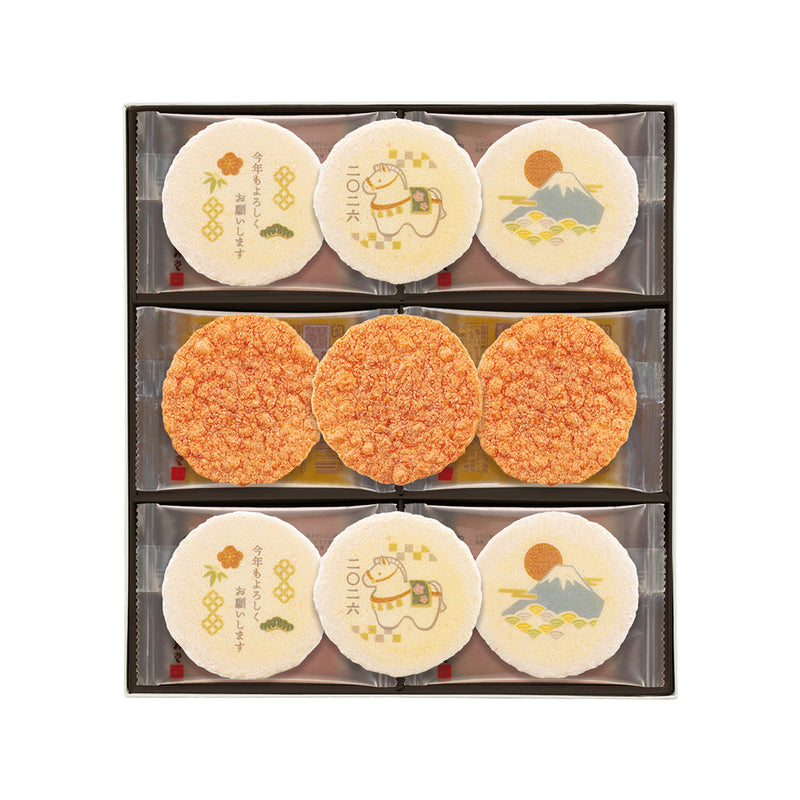 桂新堂新年雜錦烤蝦餅 （18袋裝）