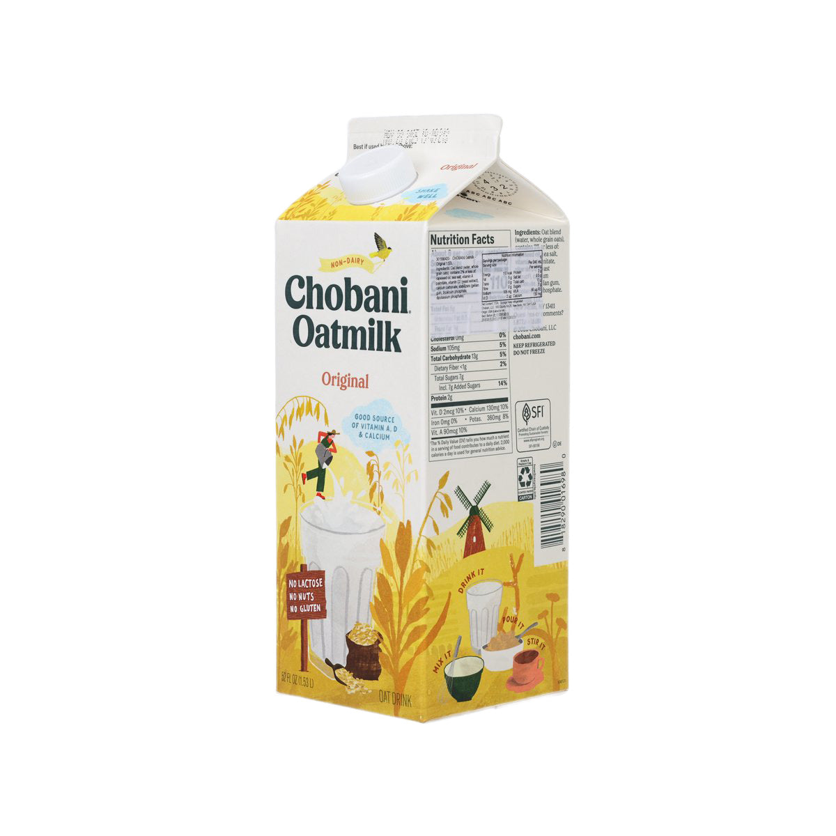CHOBANI Oatmilk - Original  (1.53L)