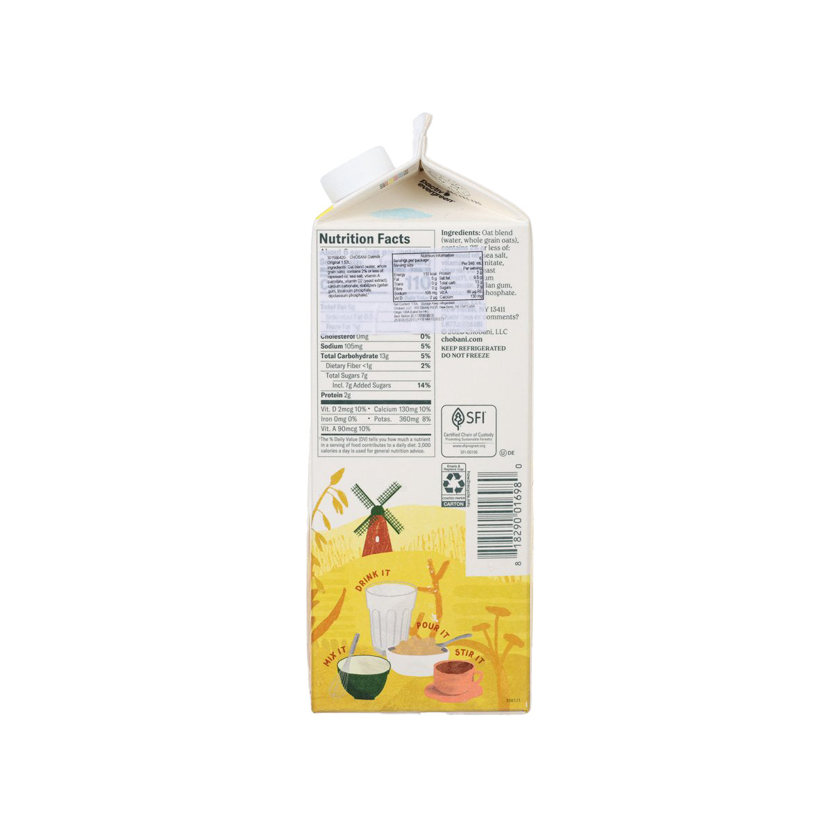 CHOBANI 原味燕麥奶  (1.53L)