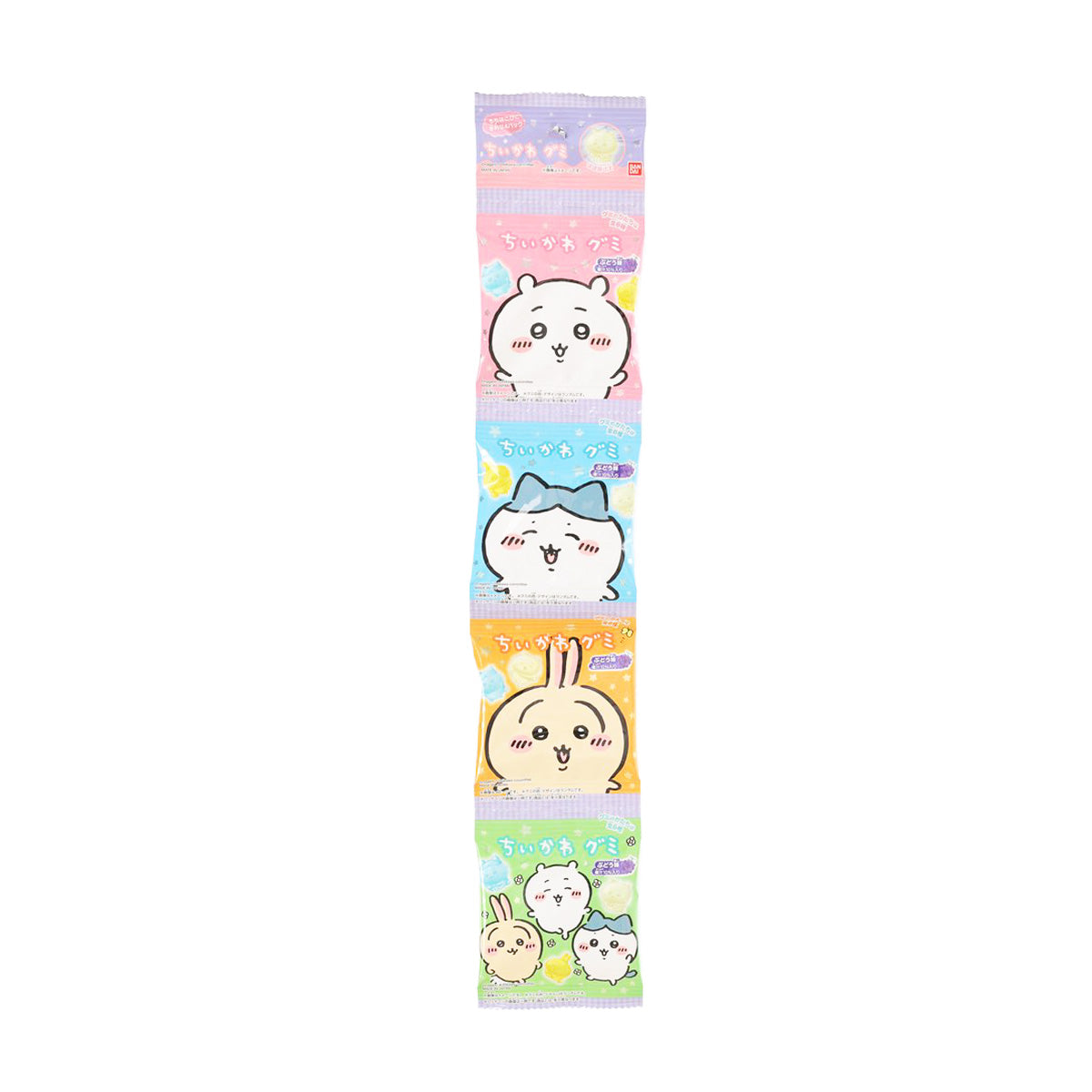 BANDAI Chiikawa Gummy [4 Packs]  (48g)