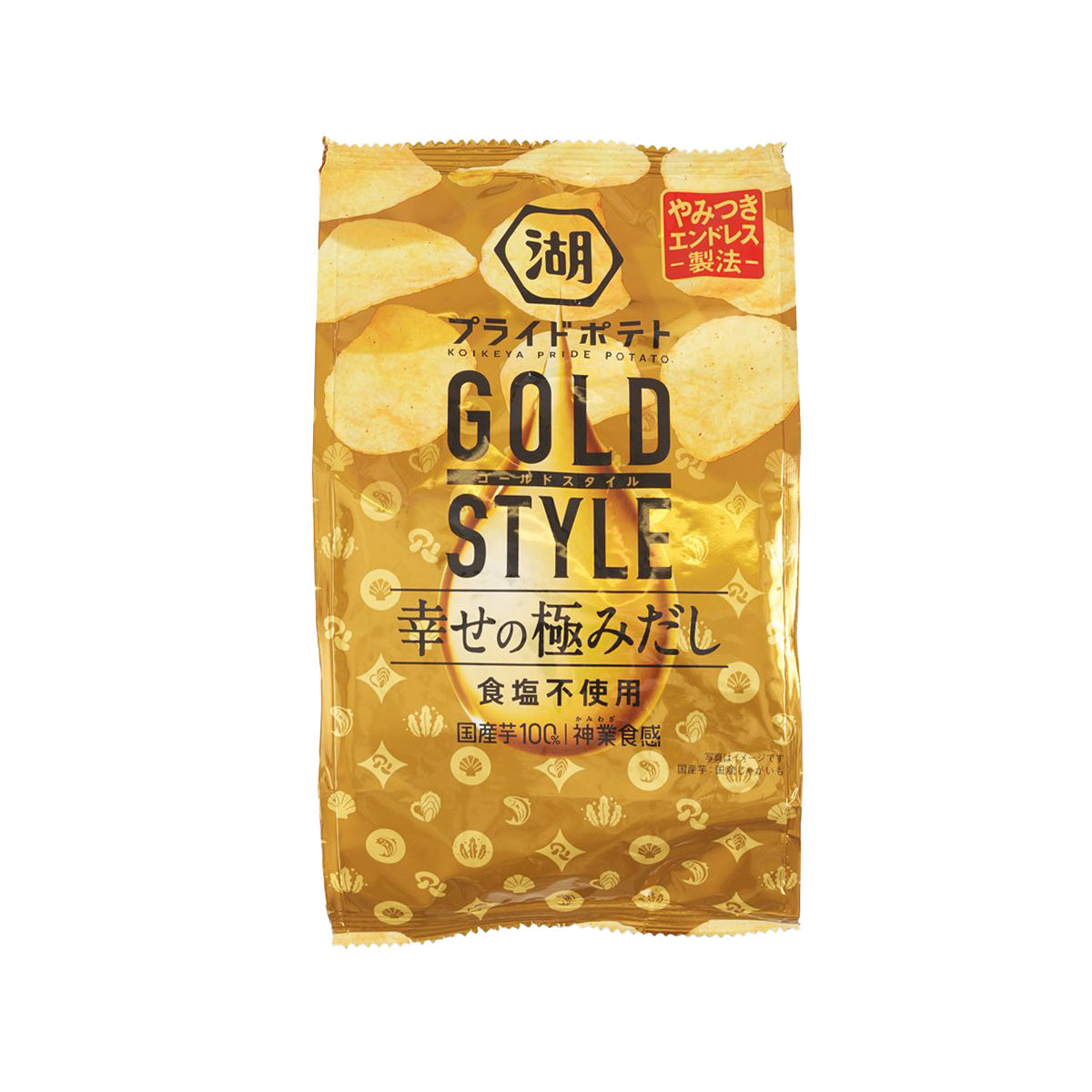 KOIKEYA Pride Potato Chips - Gold Style  (55g)