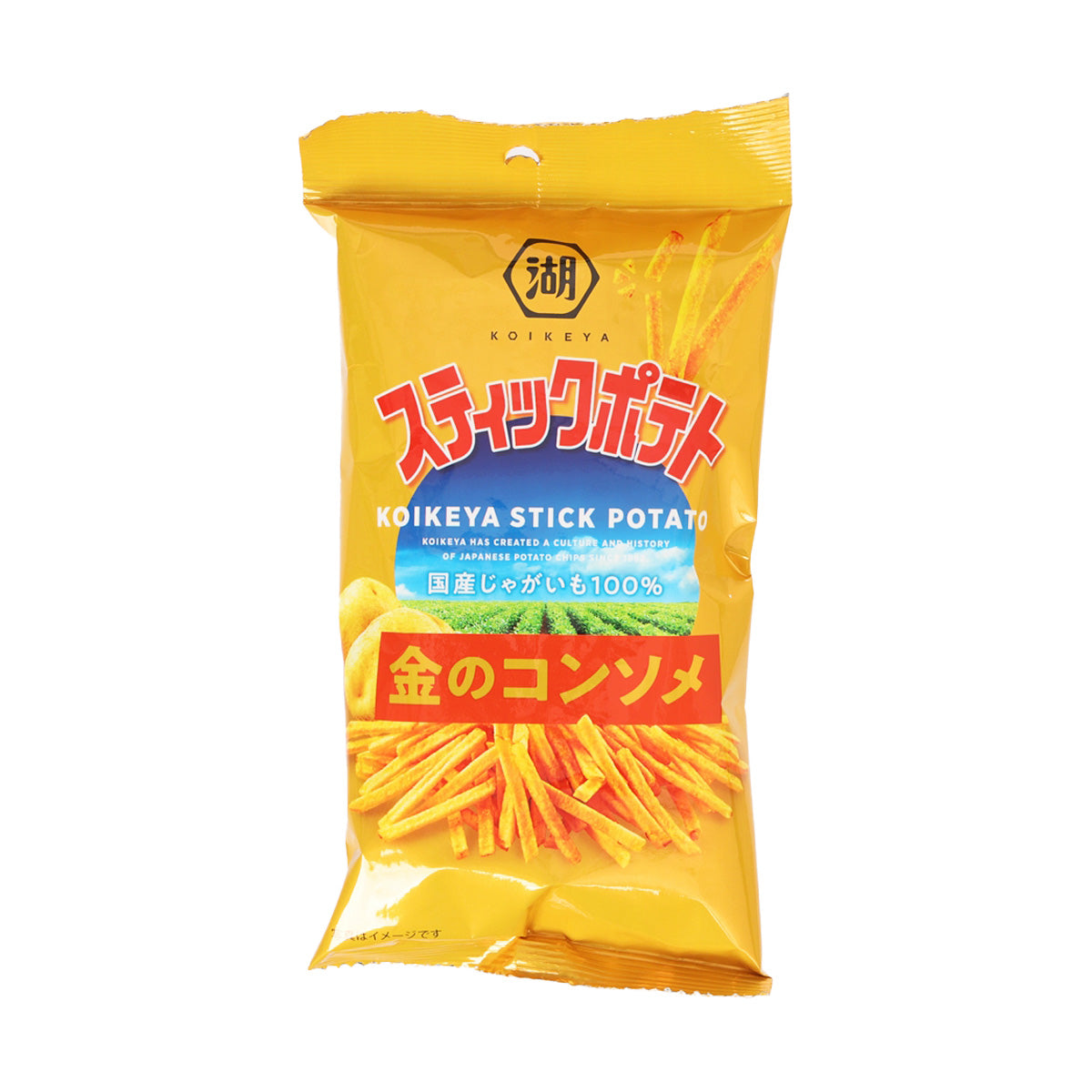 KOIKEYA Gold Consomme Flavor Potato Stick [Slim Bag]  (34g)