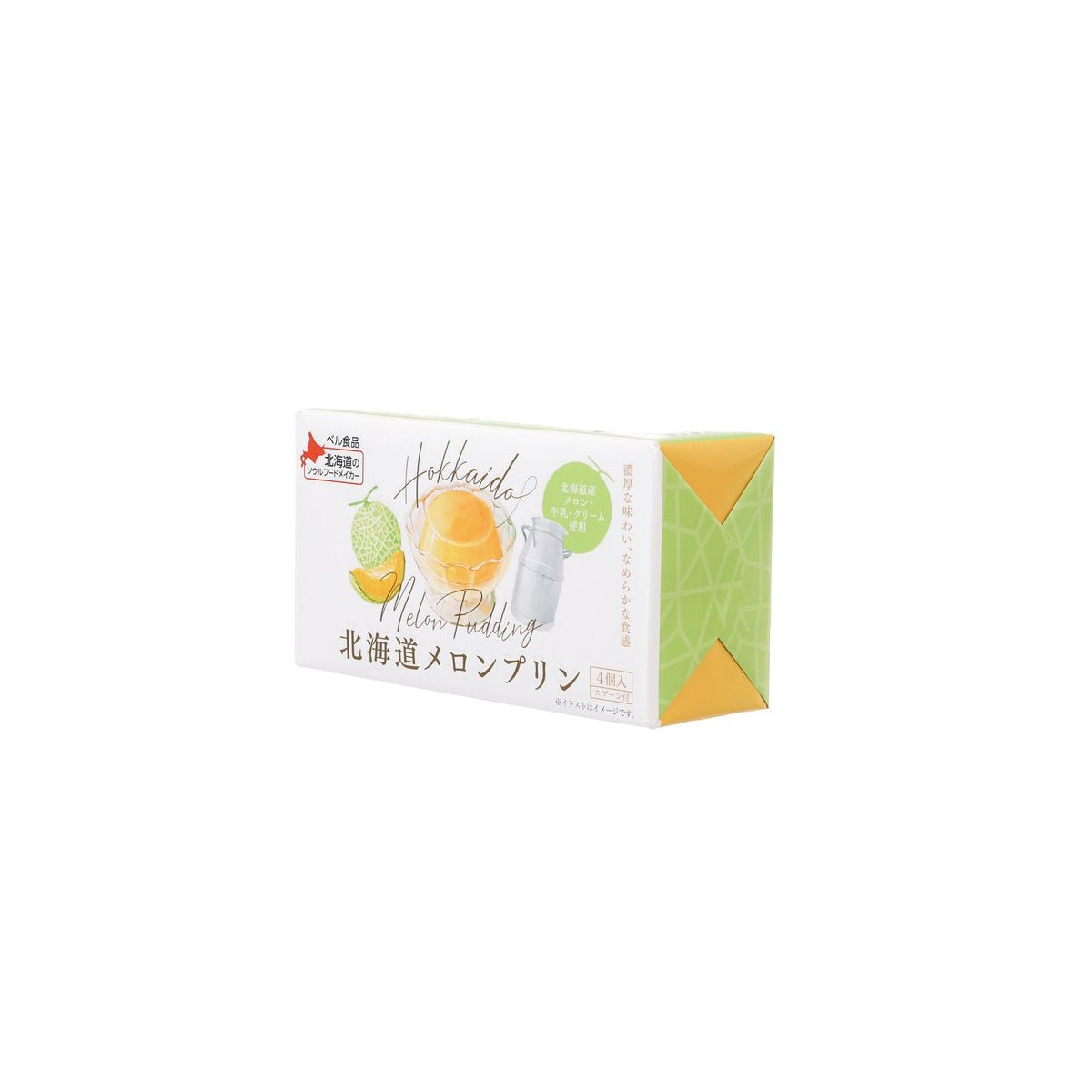 BELL食品 北海道哈密瓜布甸  (4 x 82g)