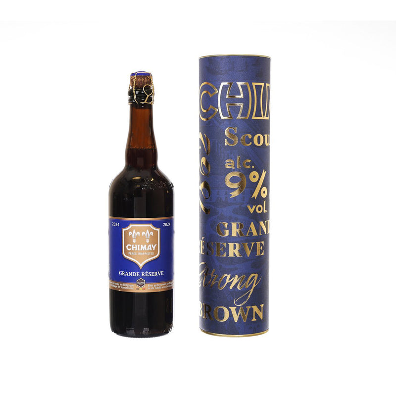 CHIMAY Blue Grande Réserve (Alc. 9%) [Tube]  (750mL)