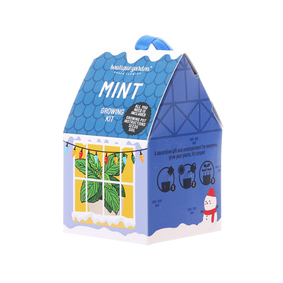 Christmas House Growing Kit - Mint  (1pc)