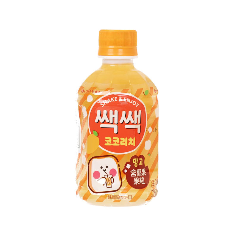 LOTTE Sac Sac Coco Rich - Shake Shake Mango Flavor [PET]  (280mL)