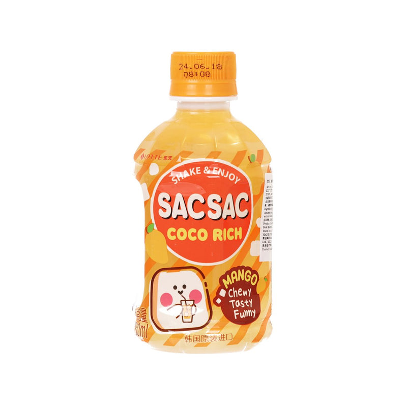 LOTTE Sac Sac Coco Rich - Shake Shake Mango Flavor [PET]  (280mL)