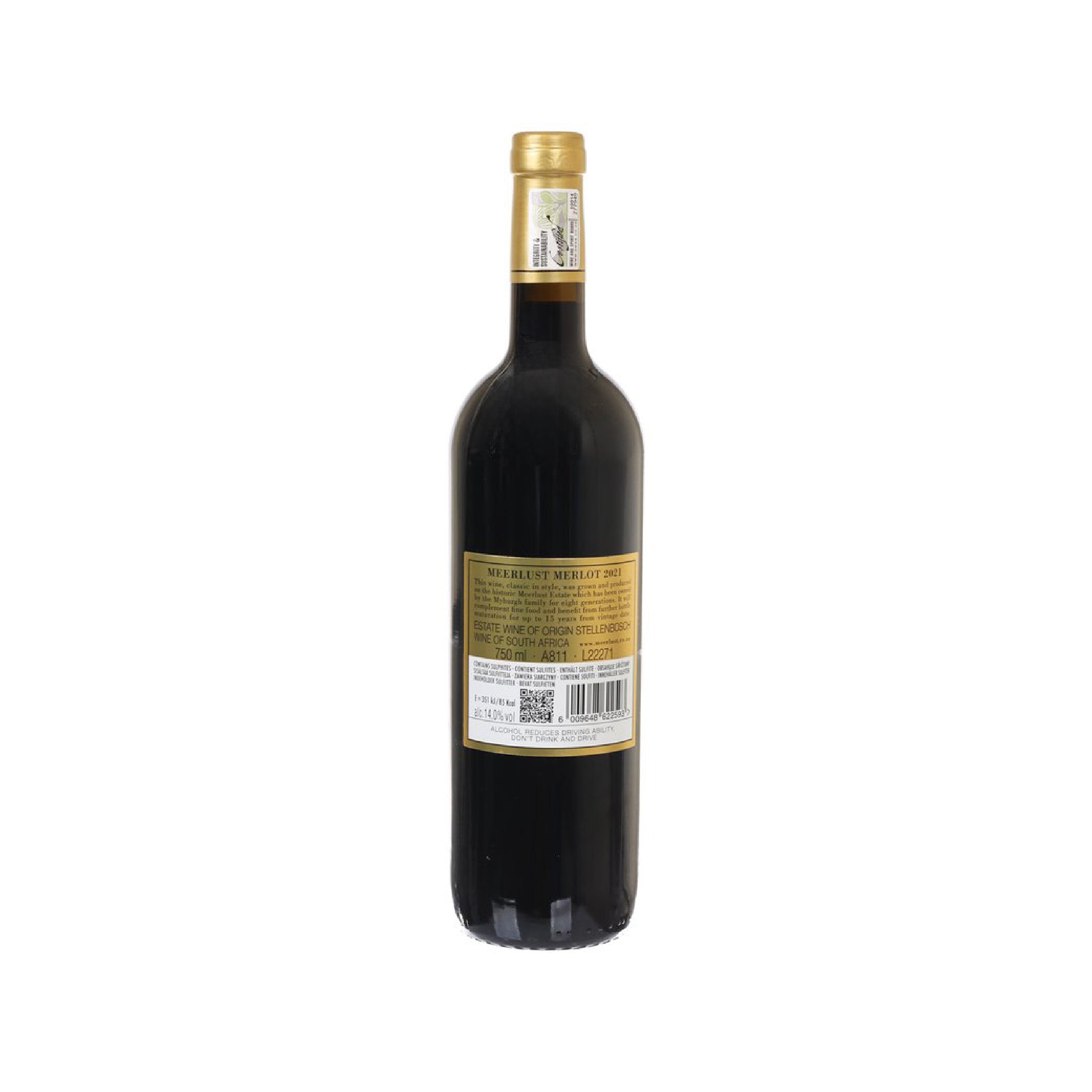MEERLUST Estate Merlot 2022 (750mL)