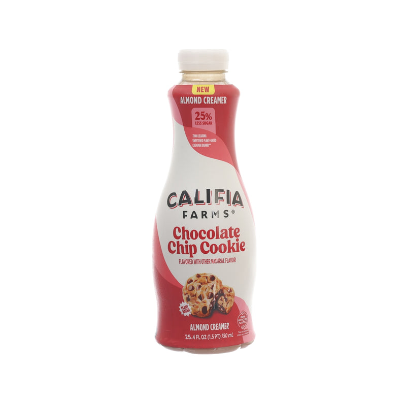 CALIFIA FARMS Almond Coffee Creamer - Chocolate Chip Cookie Flavor  (750mL)