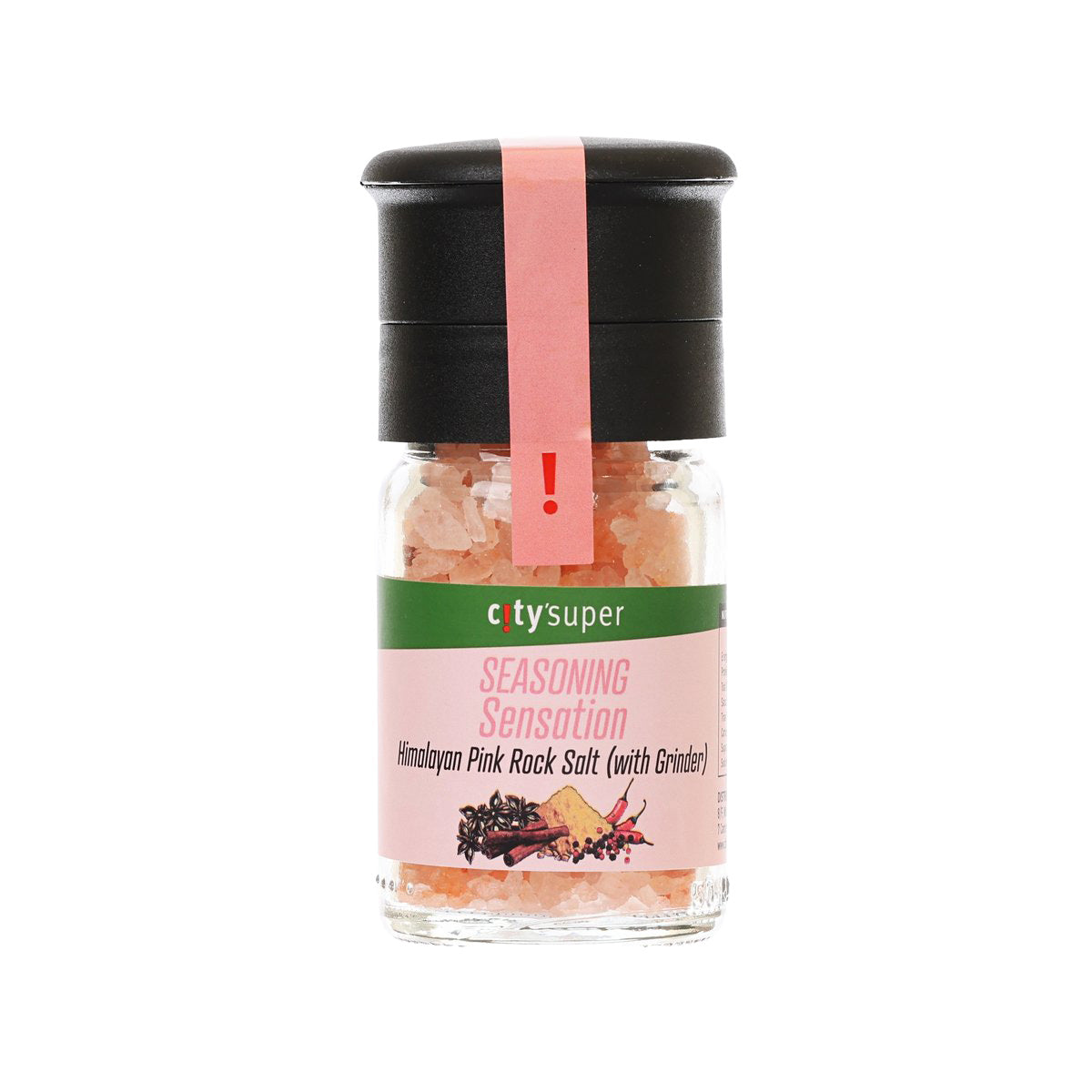 CITYSUPER Himalayan Pink Rock Salt (with Grinder)  (70g)