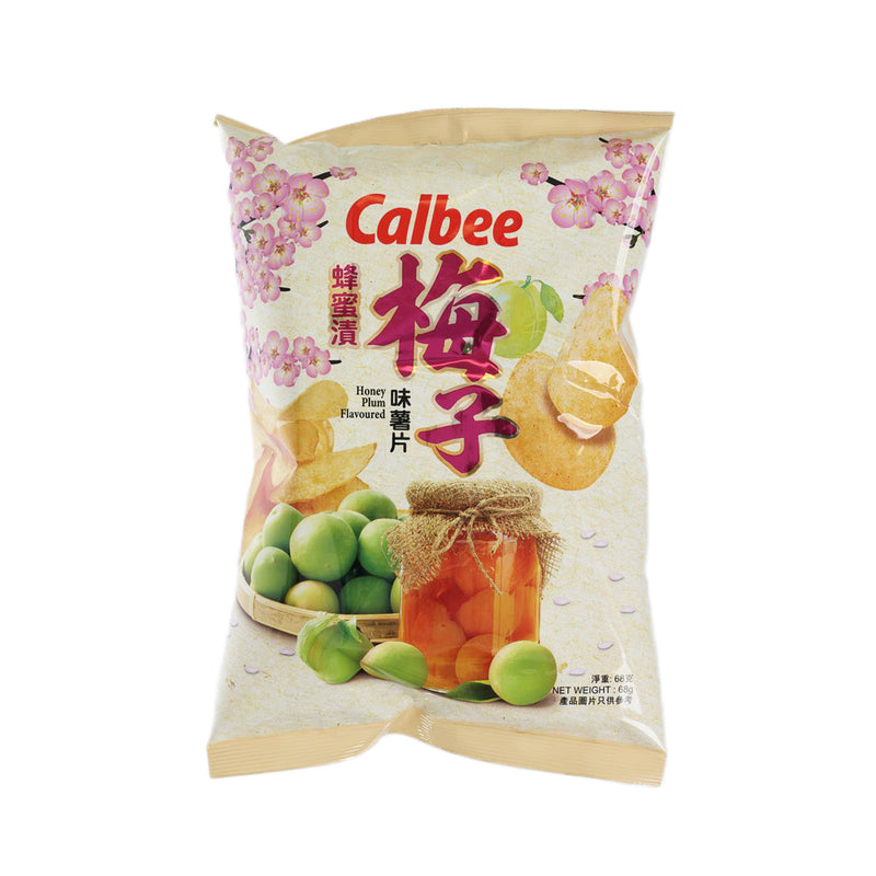 CALBEE Honey Plum Flavoured Potato Chips  (68g)