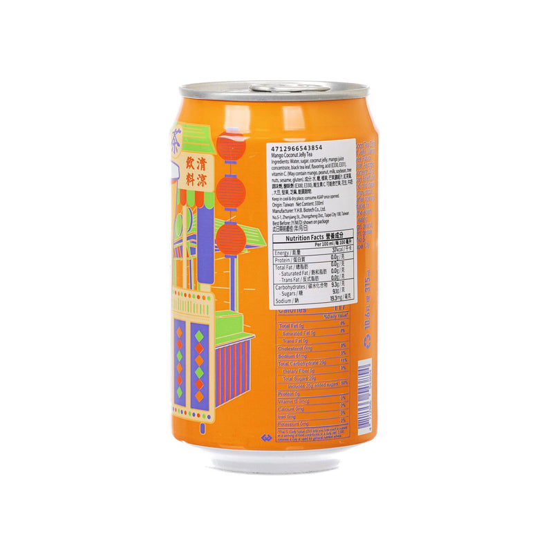 YHB OCEAN BOMB 芒果椰果紅茶飲料 [罐裝]  (315mL)