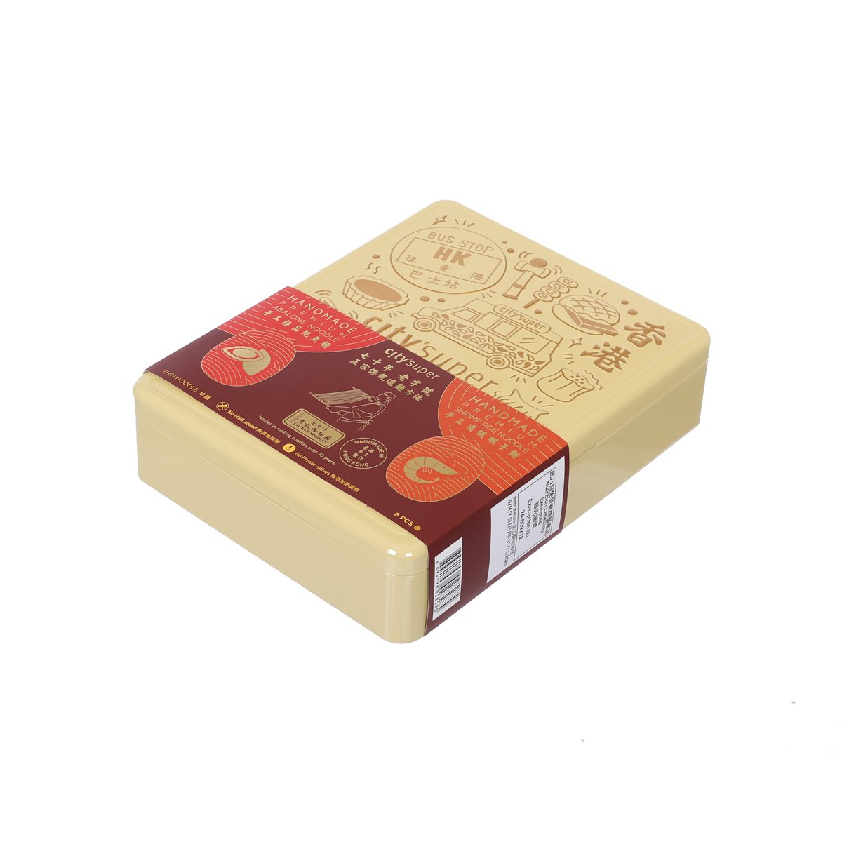 city'super 手工極品鮑魚麵 & 手工頂級蝦子麵  (6pcs)