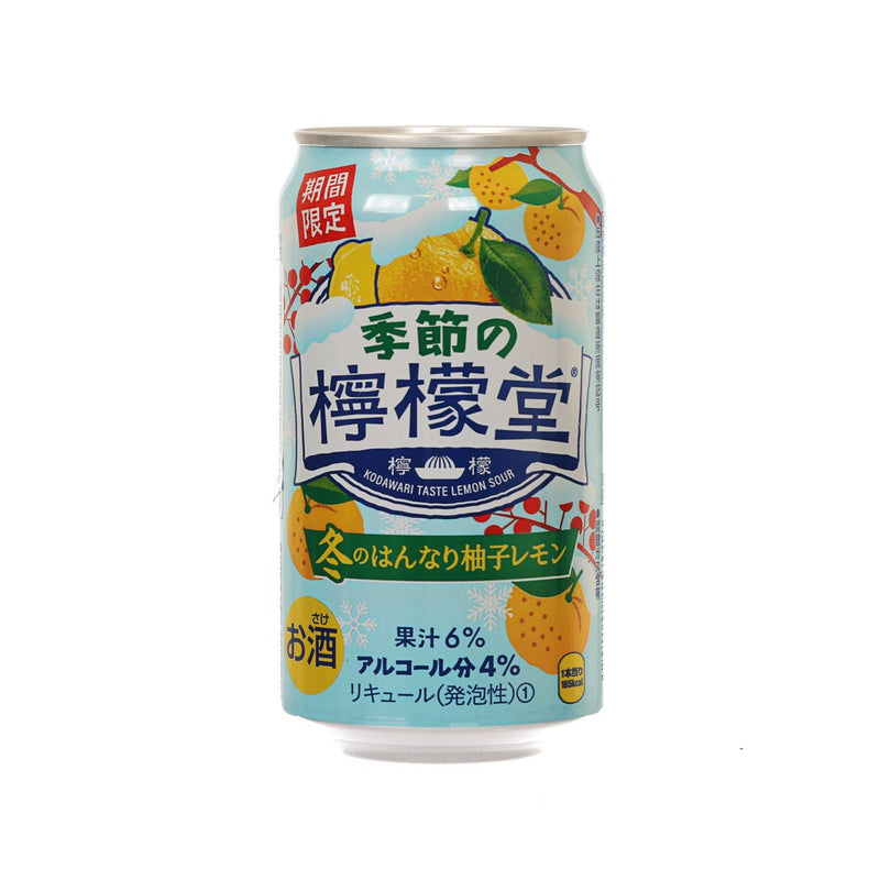 COCA-COLA Winter Yuzu Lemon Flavor Carbonated Chu-Hi (Alc. 4%) [Can]  (350mL)