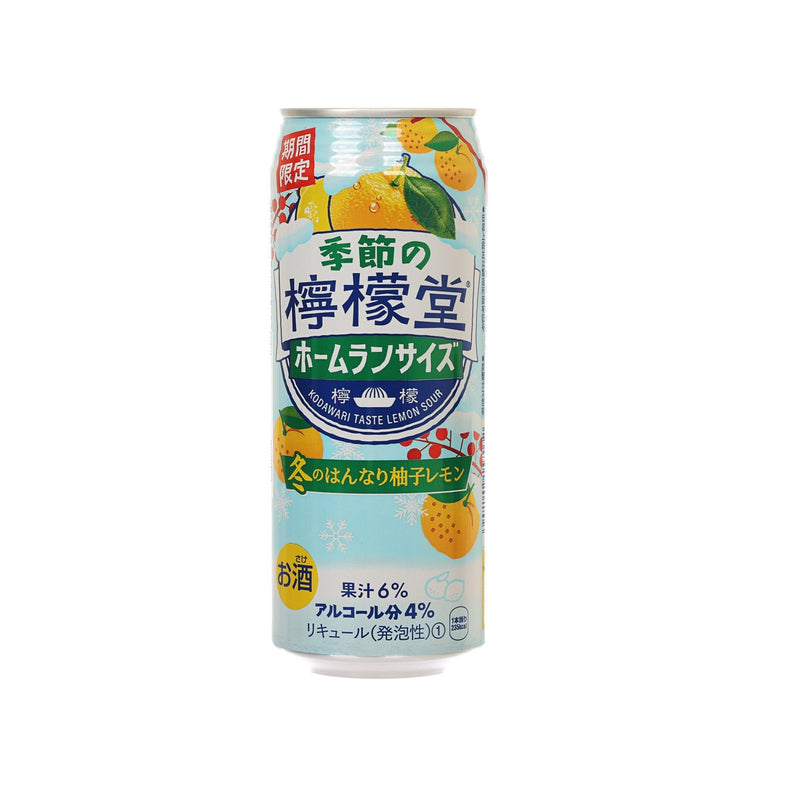 COCA-COLA Winter Yuzu Lemon Flavor Carbonated Chu-Hi (Alc. 4%) [Can]  (500mL)