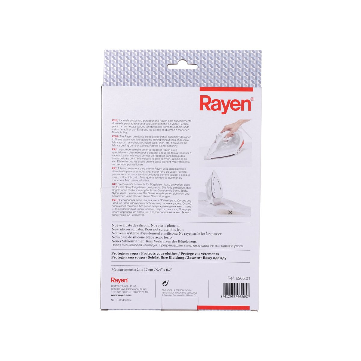 RAYEN Protective Soleplate for Iron (24x17cm)