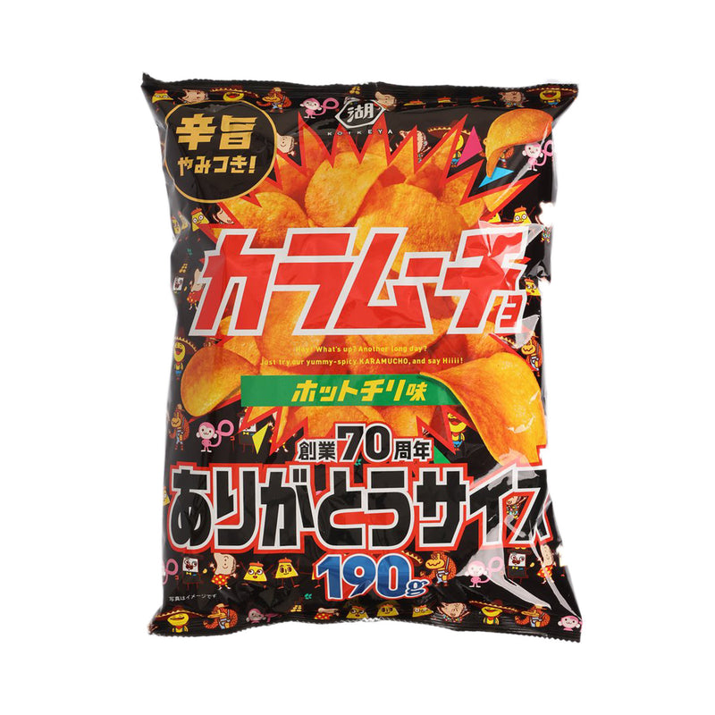 湖池屋 70周年大包裝KARAMUCHO薯片  (190g)