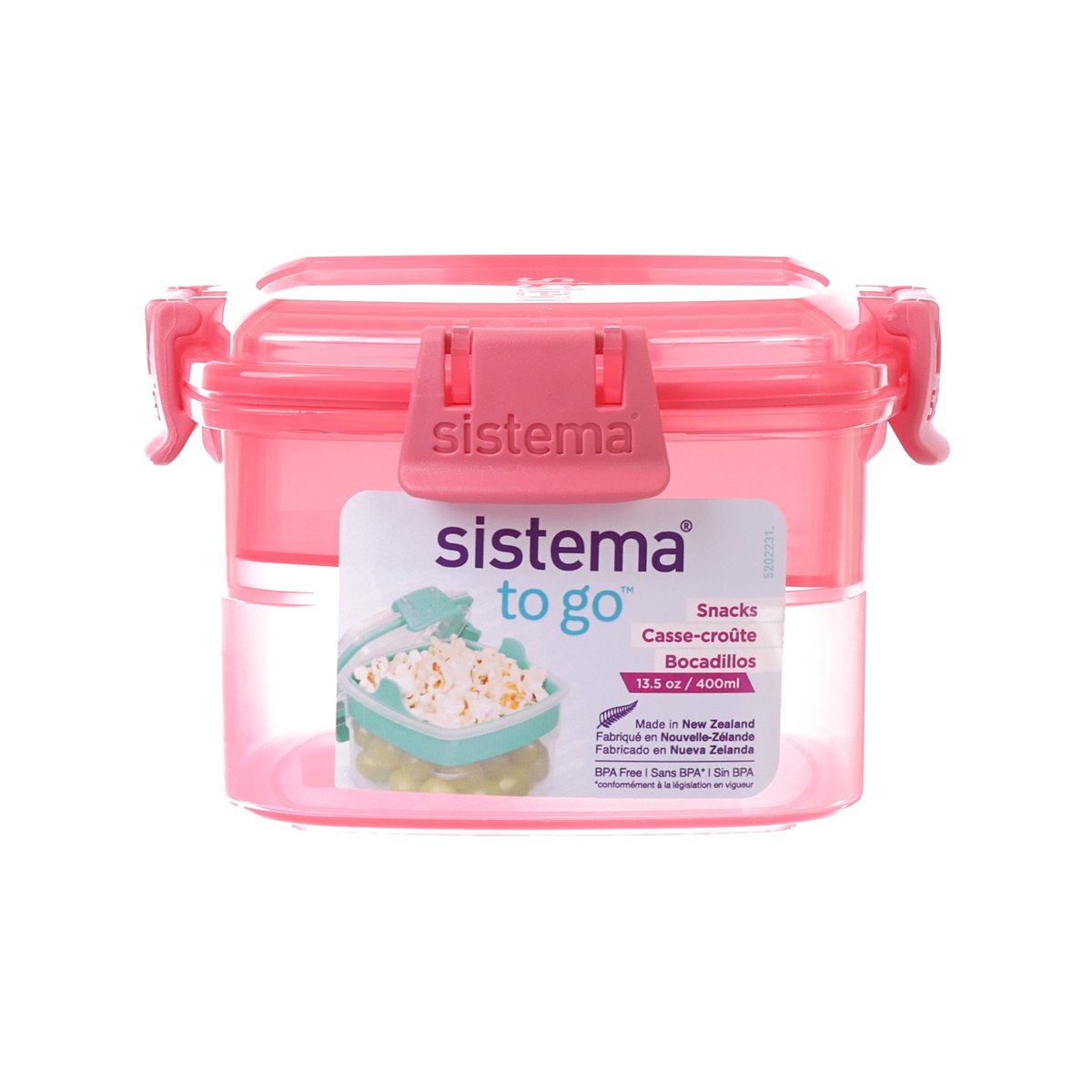 SISTEMA 點心保鮮盒400mL 限定色