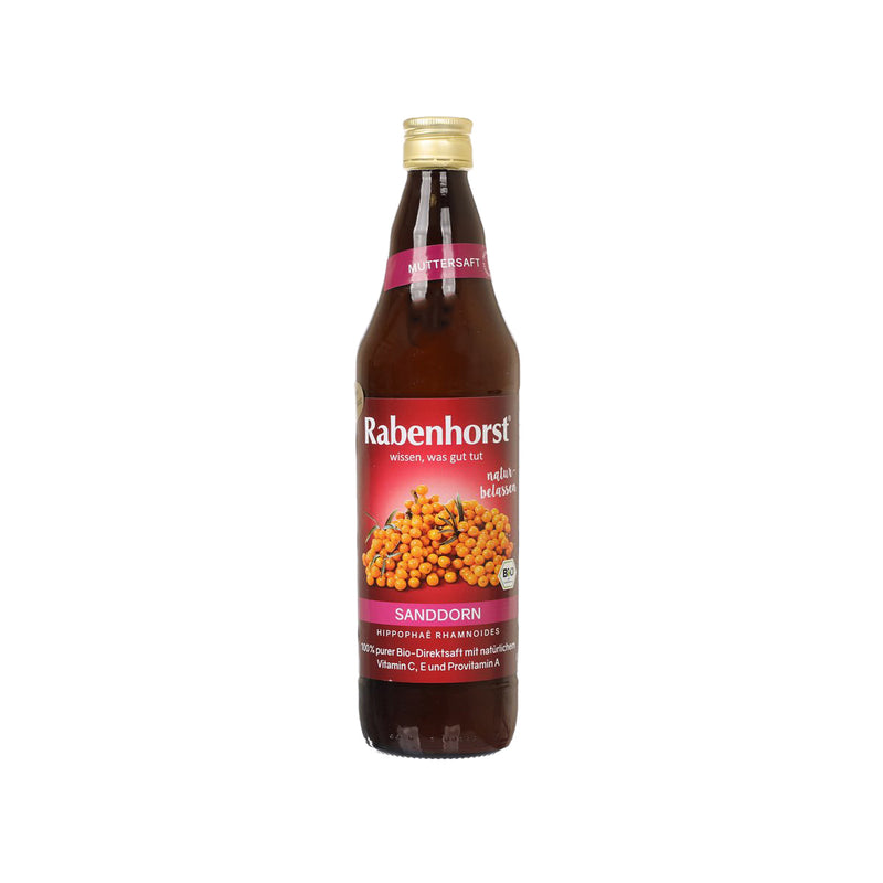 RABENHORST Organic 100% Sea Buckthorn Pure Juice  (750mL)