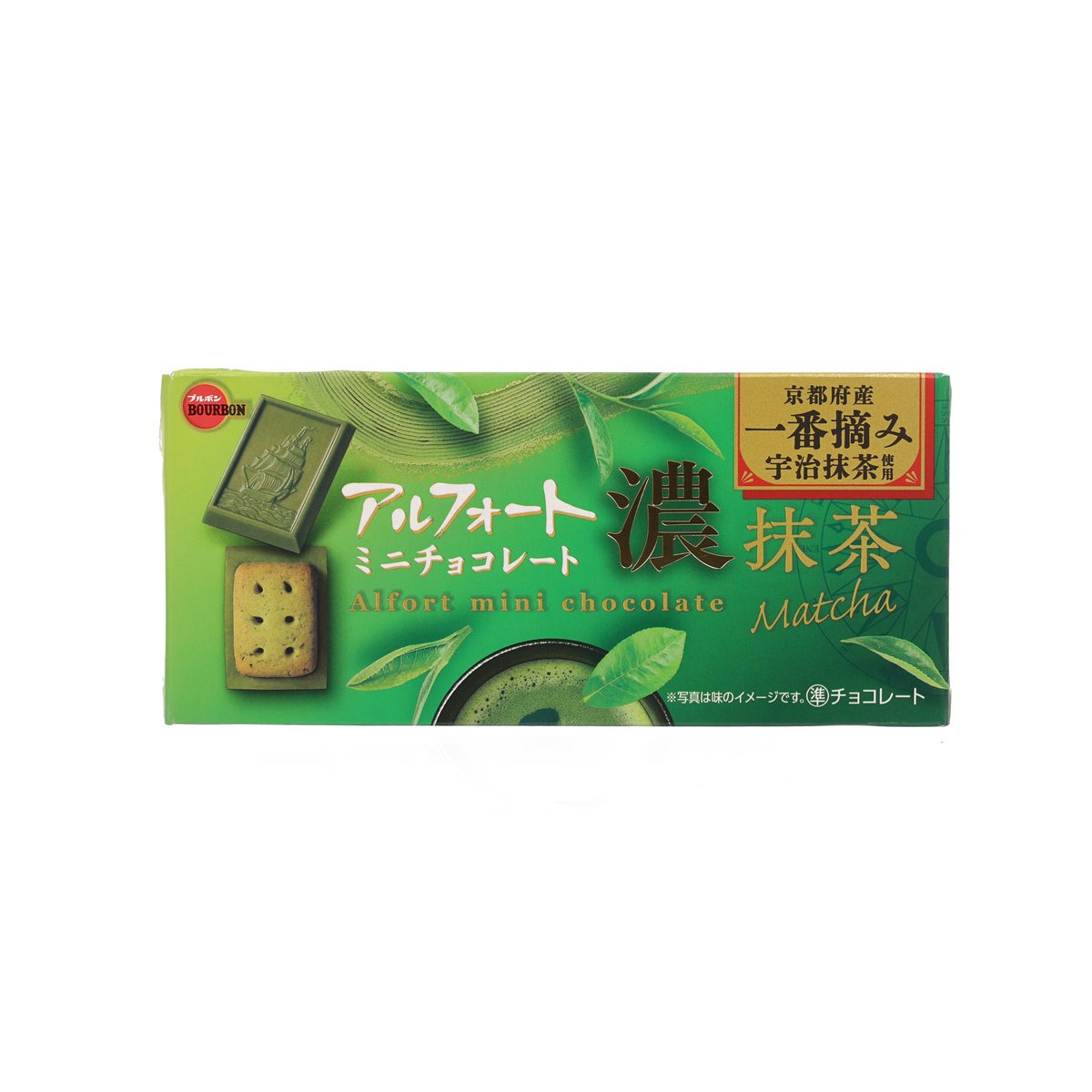 百邦 Alfort 迷你濃抹茶朱古力餅乾  (60g)