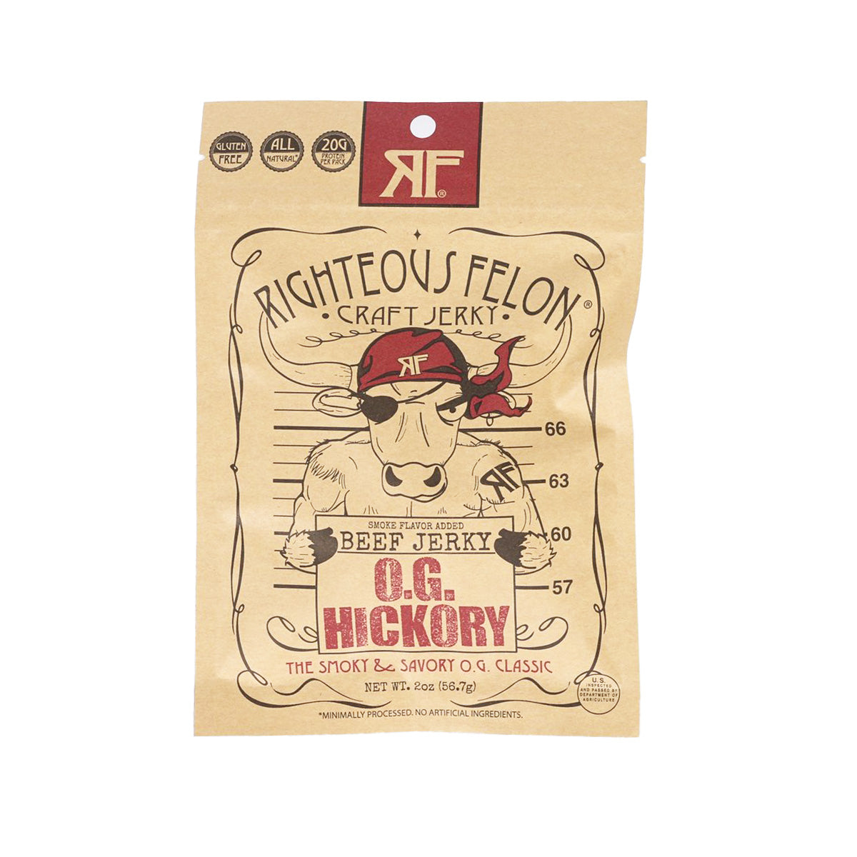 RIGHTEOUS FELON 煙燻味牛肉乾 (56.7g)