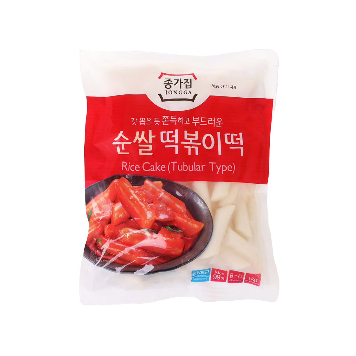 JONGGA Rice Cake (Tubular Type)  (1kg)