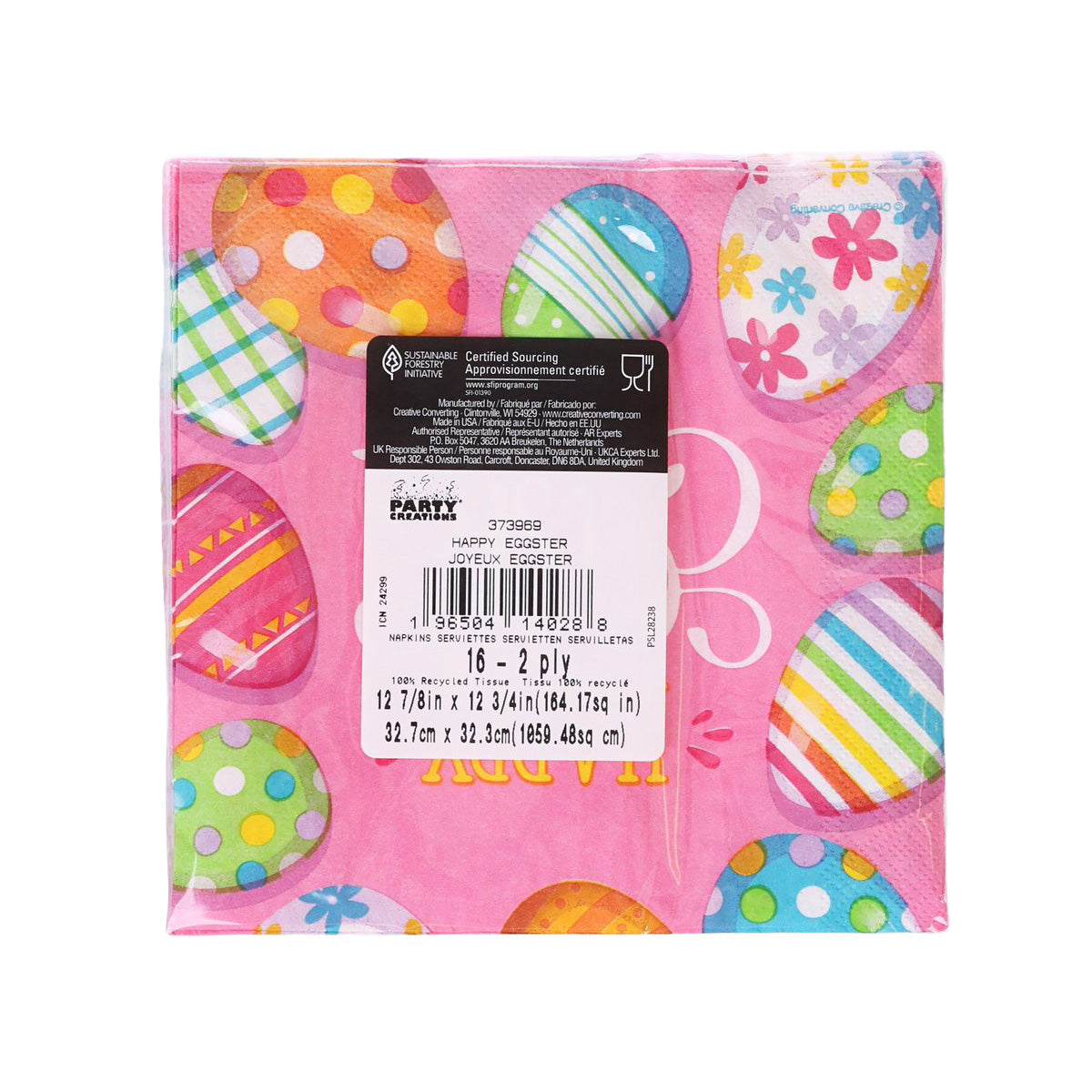 CREATIVE CONVERTING Easter Luncheon Napkin - Happy Eggster  (16pcs)