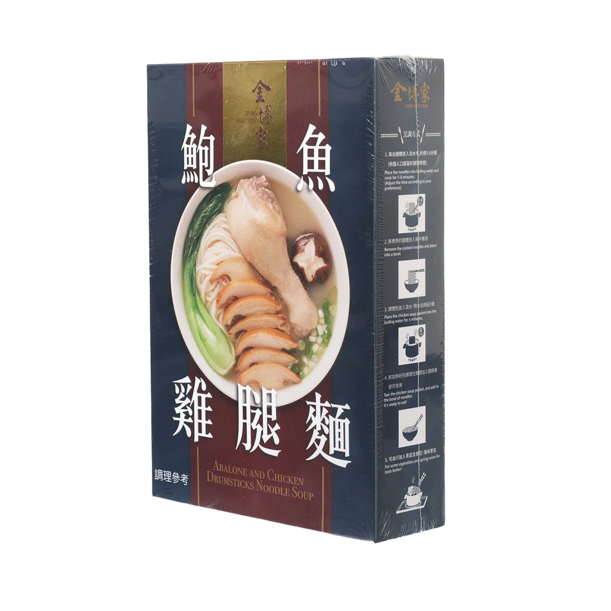 JINBO SELECTION Abalone & Chicken Drumsticks Noodle  (580g)