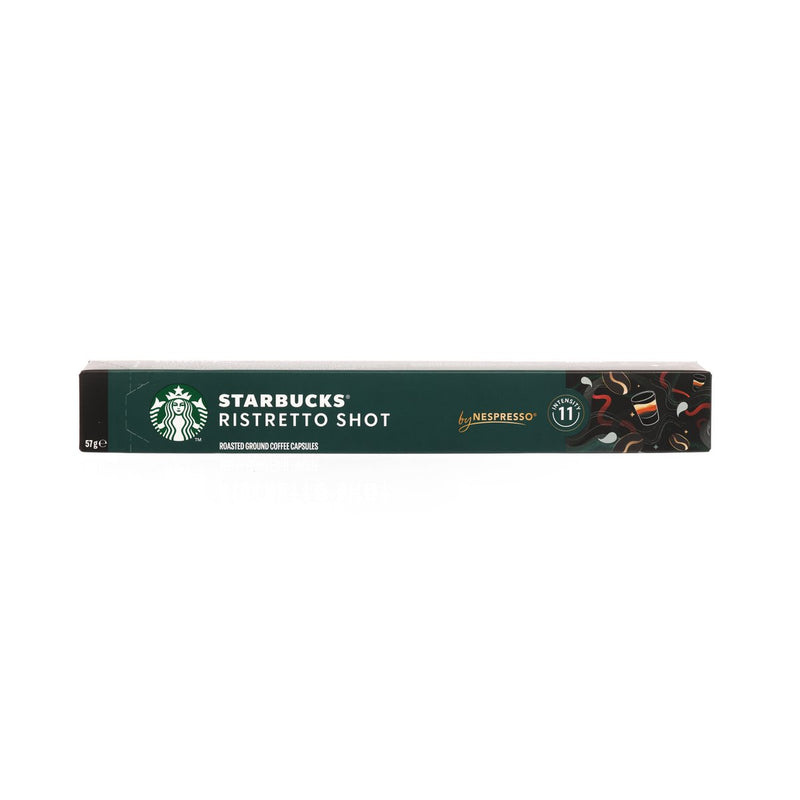 STARBUCKS Ristretto Shot by Nespresso Coffee Capsules  (57g)