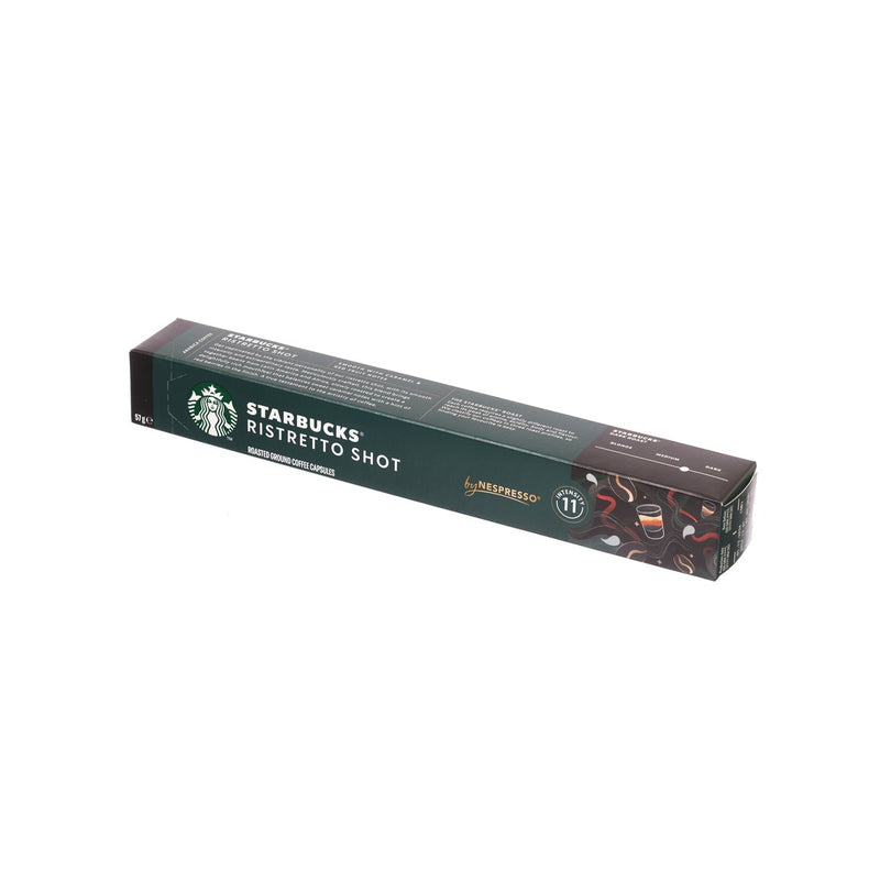 STARBUCKS Ristretto Shot by Nespresso Coffee Capsules  (57g)