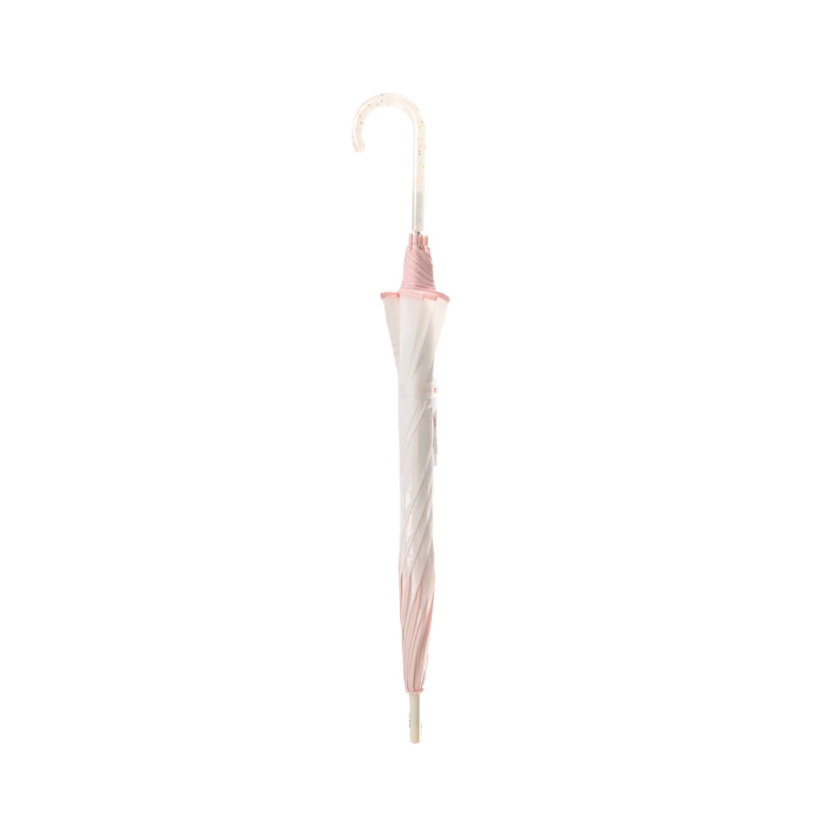 W.P.C. Wavy Plastic Long Umbrella- Off White  (340g)