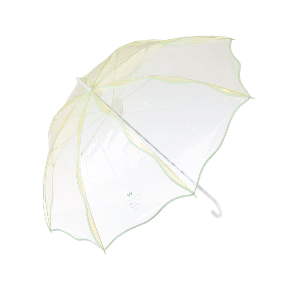 W.P.C. Wavy Plastic Long Umbrella- Yellow  (340g)