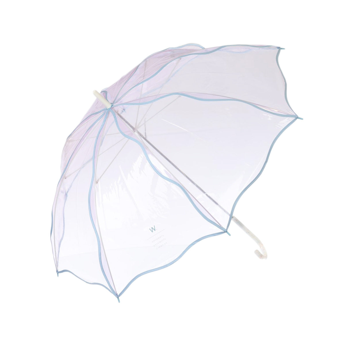 W.P.C. Wavy Plastic Long Umbrella- Lavendar  (340g)