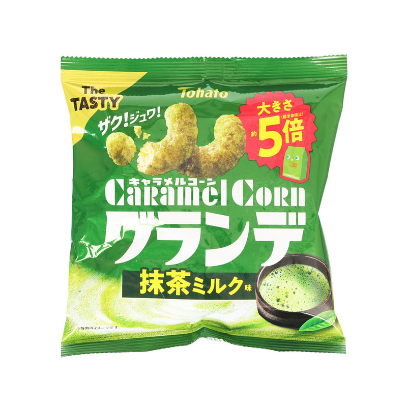 TOHATO Caramel Corn Grande Snack - Matcha Milk  (55g)