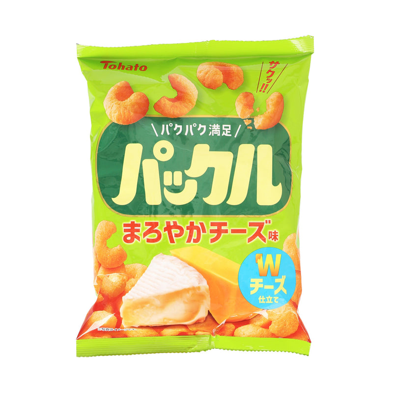 TOHATO Pakkuru Corn Snack - Double Cheese  (57g)