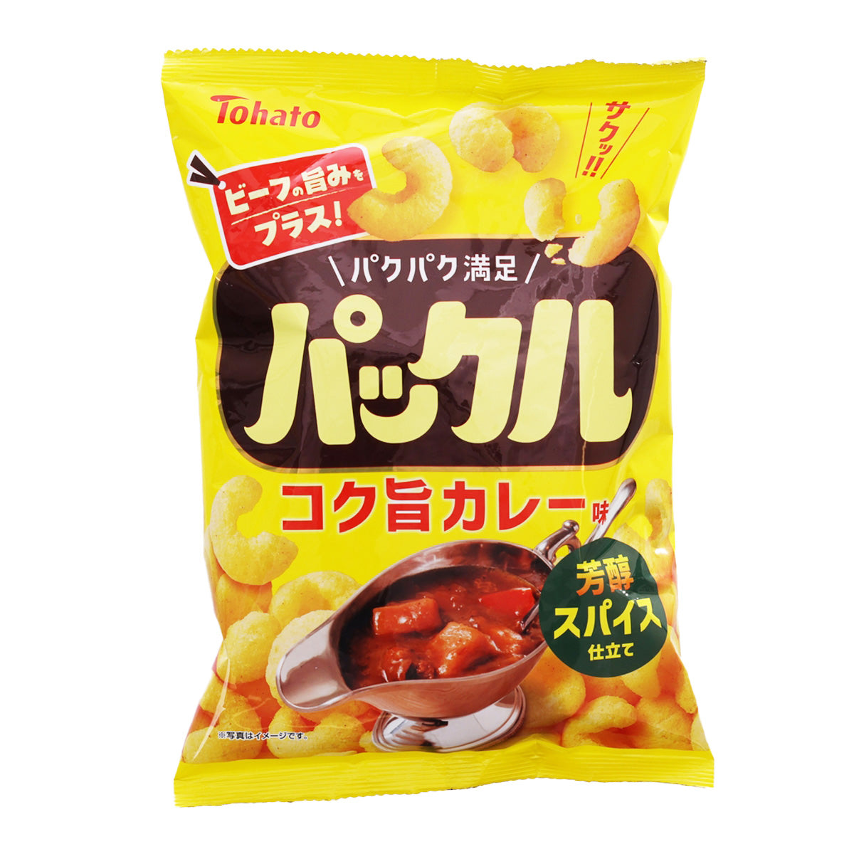 桃哈多 Pakkuru粟米小食 - 濃厚咖喱味  (57g)