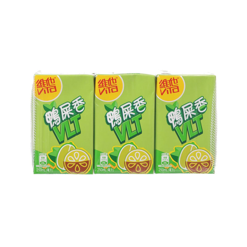 維他 鴨屎香檸檬茶飲品 [紙包裝]  (6 x 250mL)