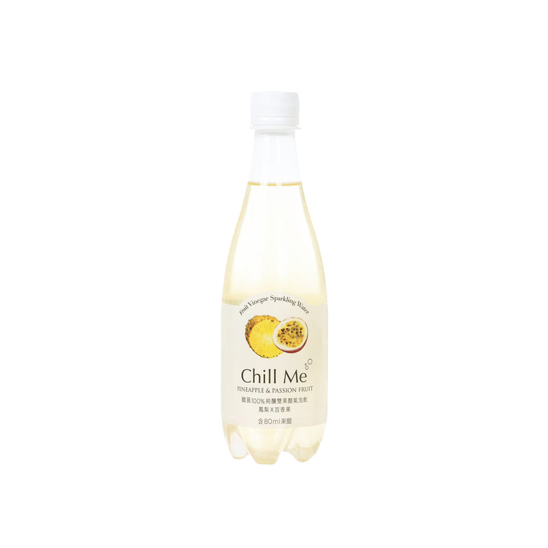 CHILL ME Fruit Vinegar Sparkling Water - Pineapple & Passion Fruit [PET]  (476mL)