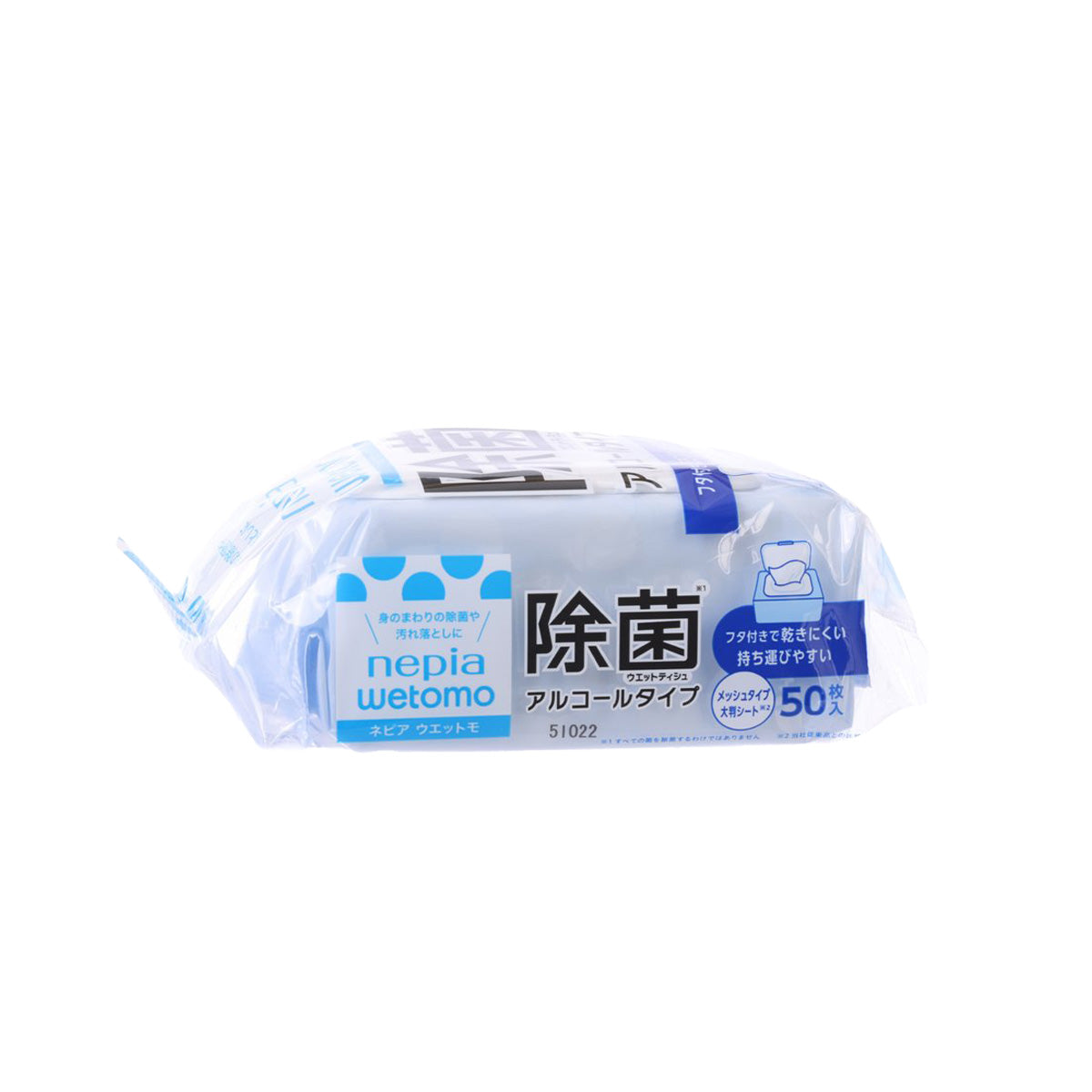 NEPIA WETOMO 除菌濕紙巾-含酒精
