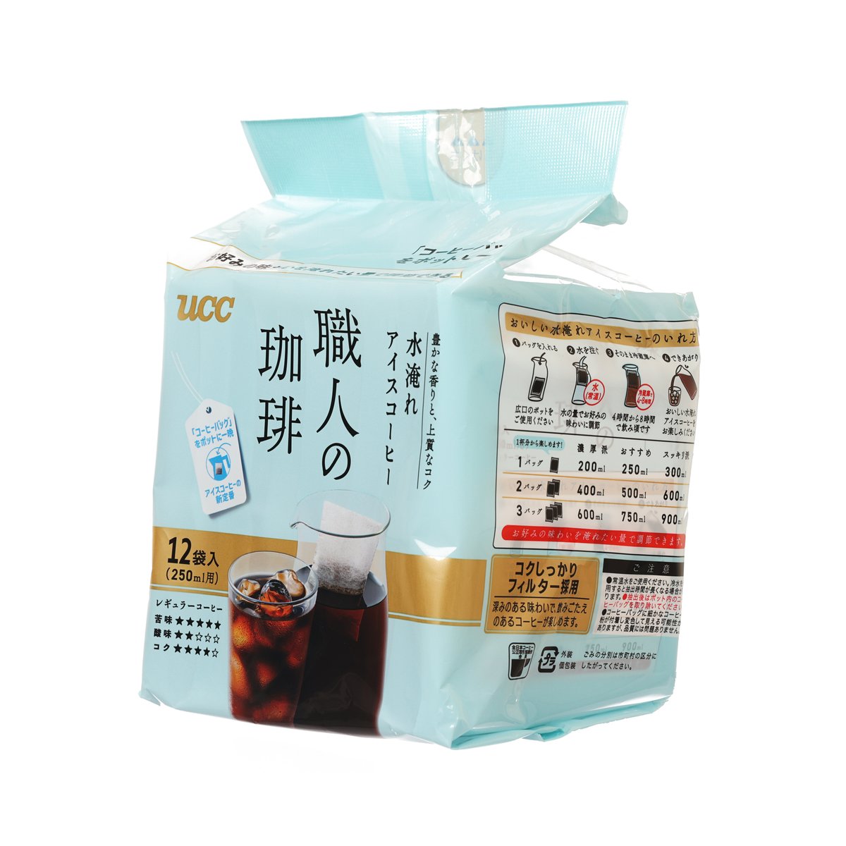 UCC 職人咖啡系列 - 冷泡咖啡包  (12 x 12g)