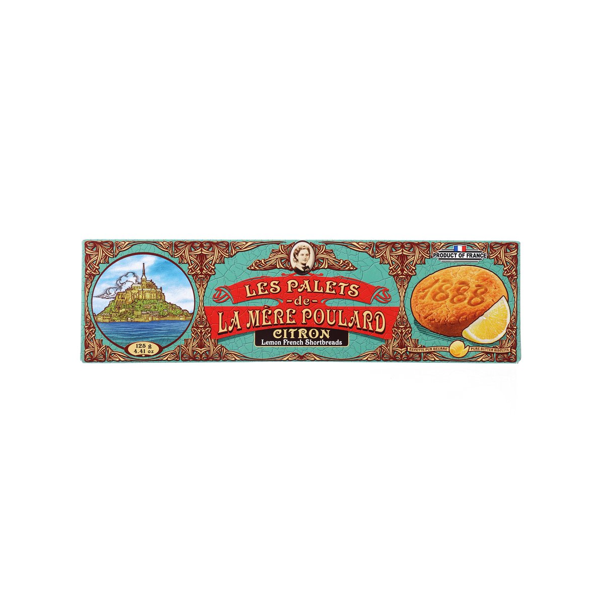 LAMEREPOULARD French Lemon Shortbread Biscuits  (125g)