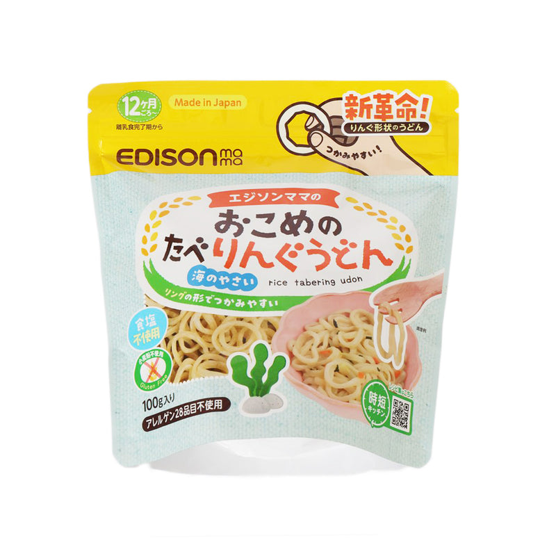 EDISON MAMA Rice Tabering Udon (Kelp)  (100g)
