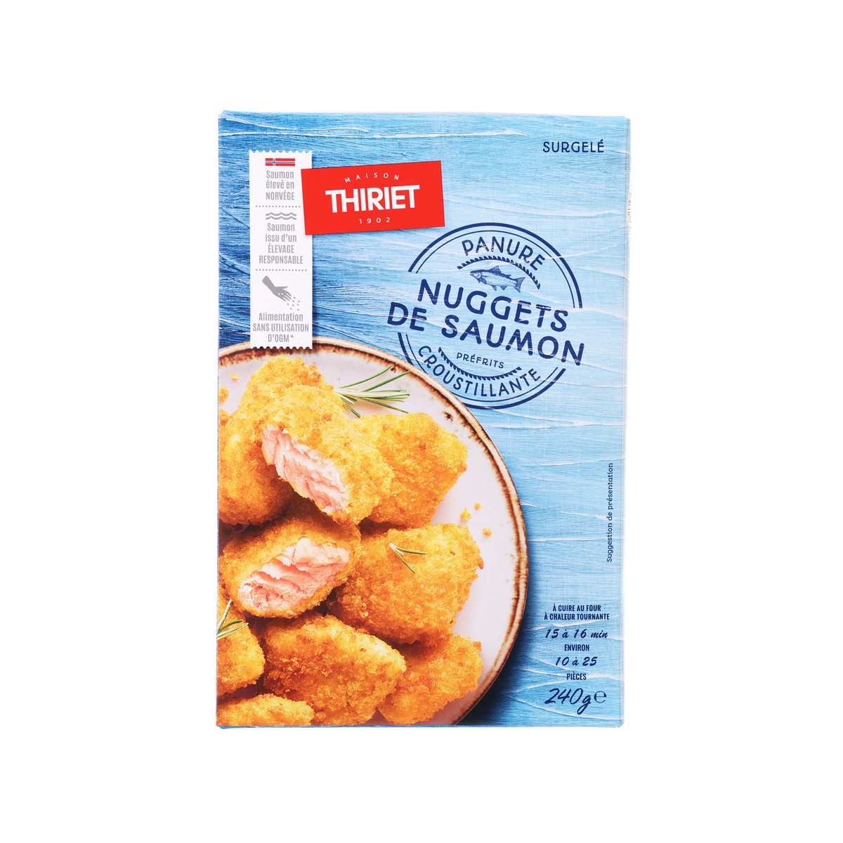 THIRIET Breaded Salmon Nuggets  (240g)