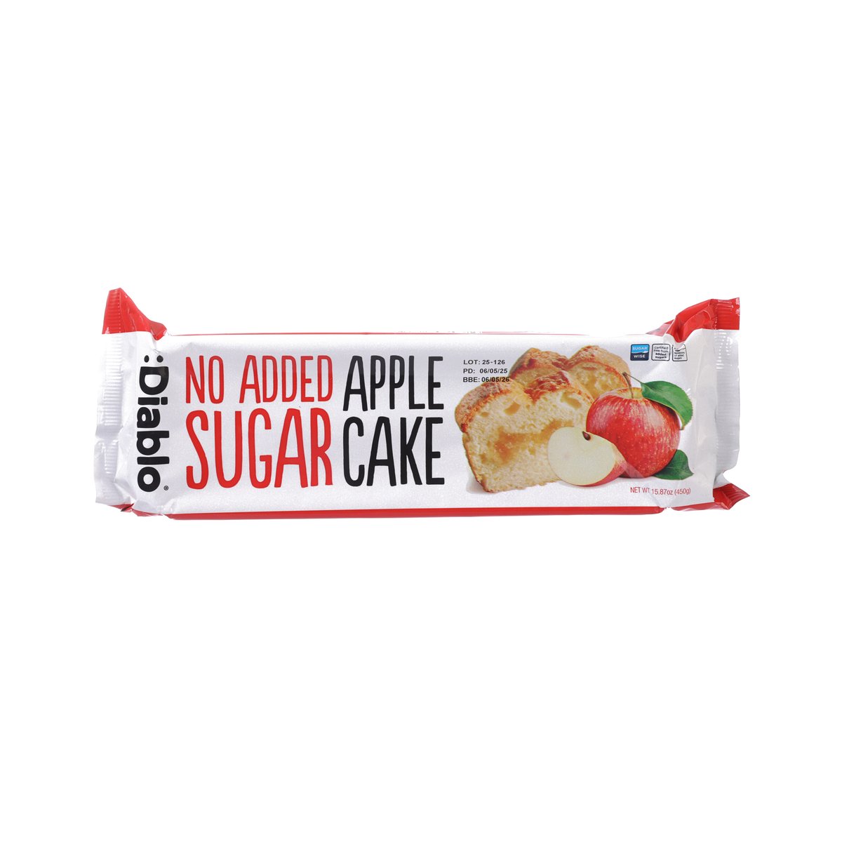 DIABLO No Added Sugar Apple Cake  (450g)